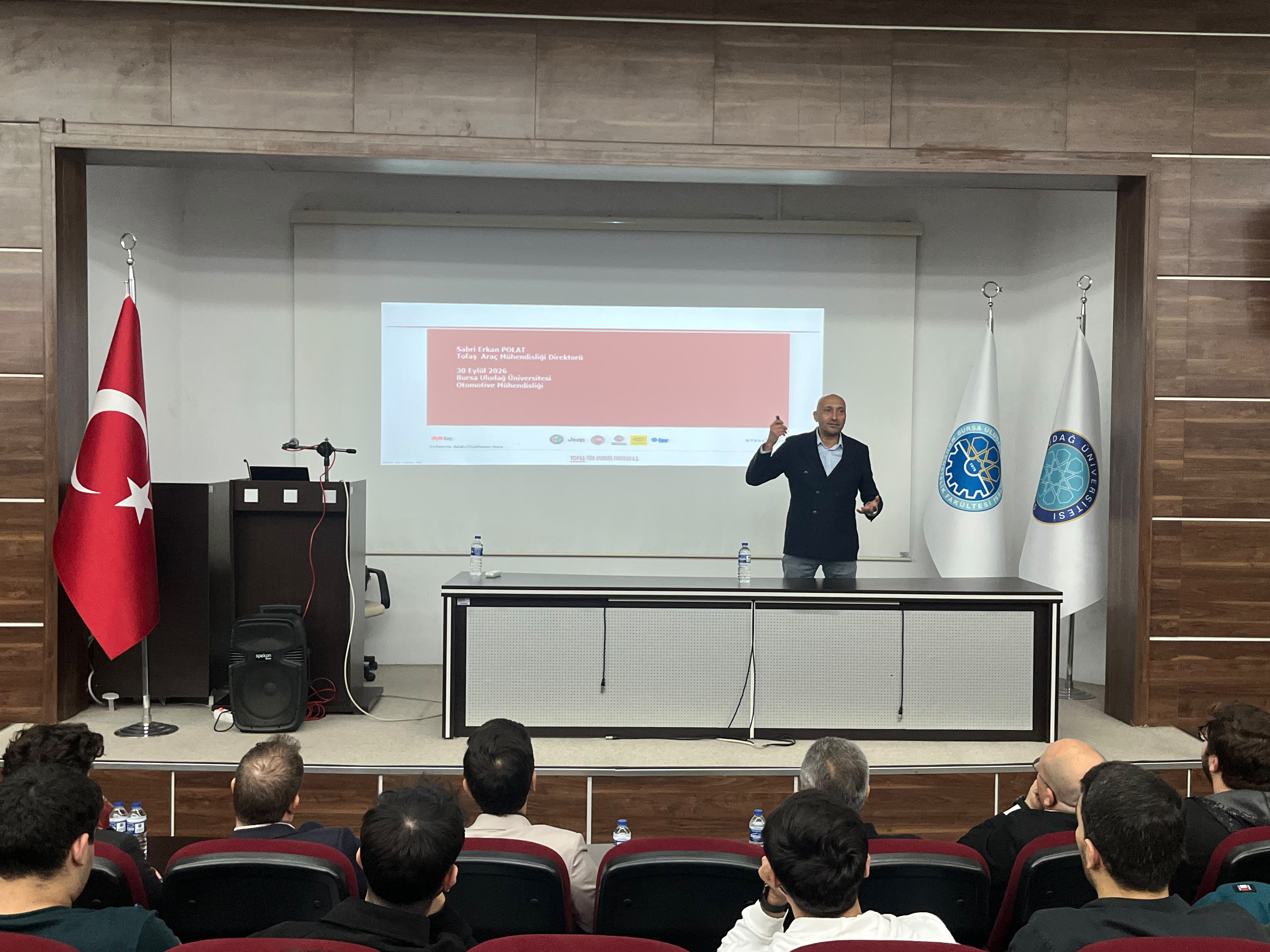 Bursa Uludağ Üniversitesi Mühendislik Fakültesi Otomotiv Mühendisliği Bölümü Açılış Dersini Gerçekleştirdi